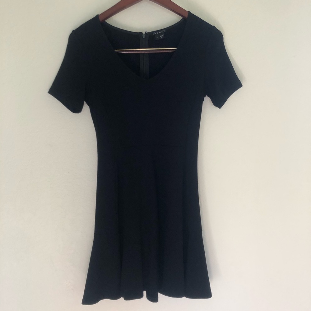 Black cocktail Theory dress